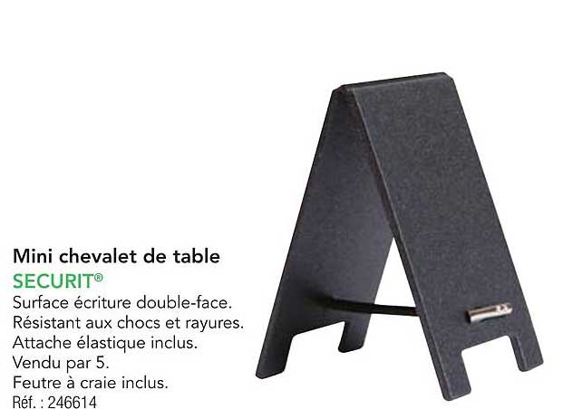 Mini chevalet de table SECURIT®
