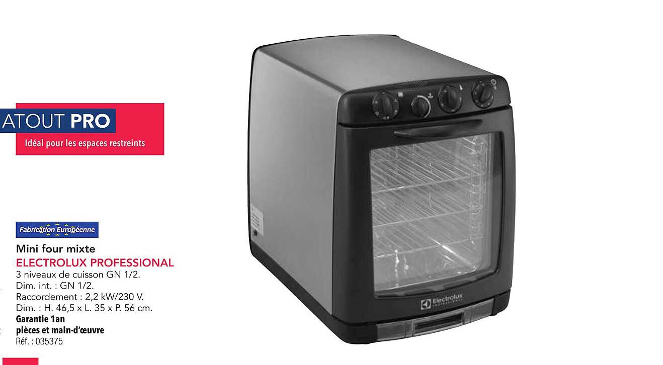 Mini four mixte ELECTROLUX PROFESSIONAL