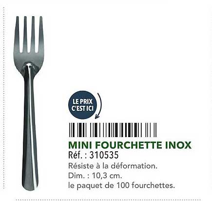 MINI FOURCHETTE INOX