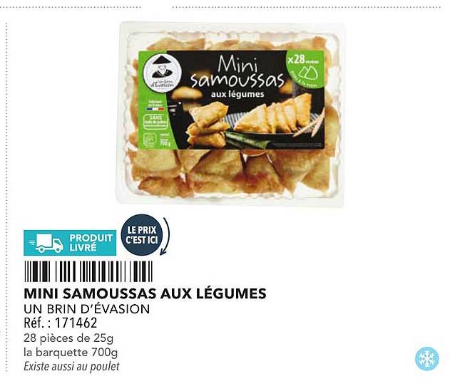 MINI SAMOUSSES AUX LÉGUMES
