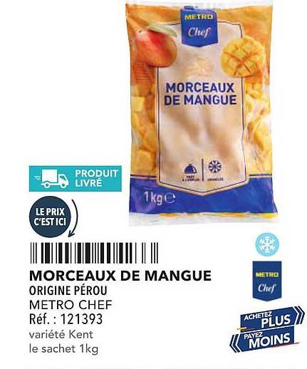 MORCEAUX DE MANGUE