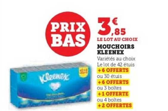 MOUCHOIRS KLEENEX