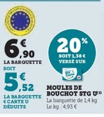 MOULES DE BOUCHOT STG U