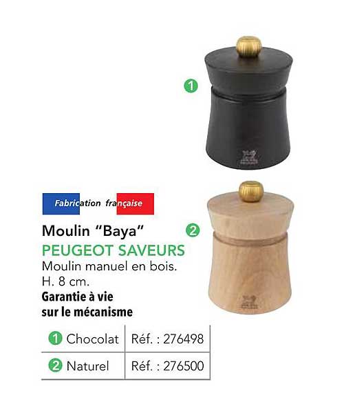 Moulin "Baya" PEUGEOT SAVEURS