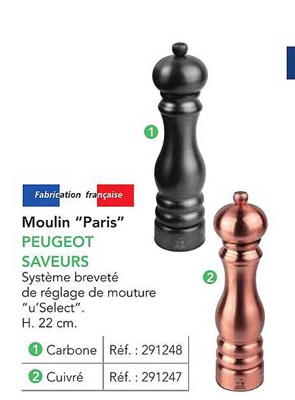 Moulin "Paris" PEUGEOT SAVEURS