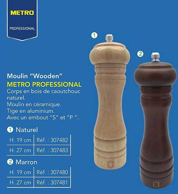 Moulin "Wooden" METRO PROFESSIONAL