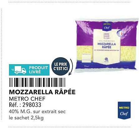 MOZZARELLA RÂPEE