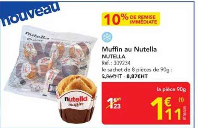 Muffin au Nutella