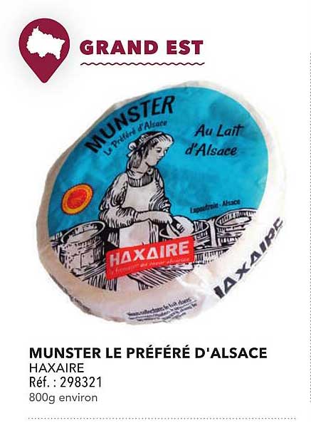MUNSTER LE PRÉFÉRÉ D'ALSACE