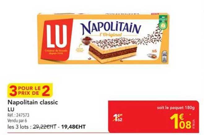 Napolitain classic LU