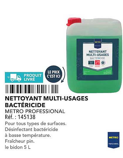 NETTOYANT MULTI-USAGES BACTÉRICIDE