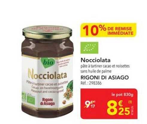 Nocciolata - Pâte à tartiner cacao et noisettes