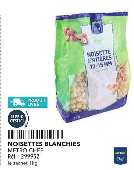 NOISETTES BLANCHIES