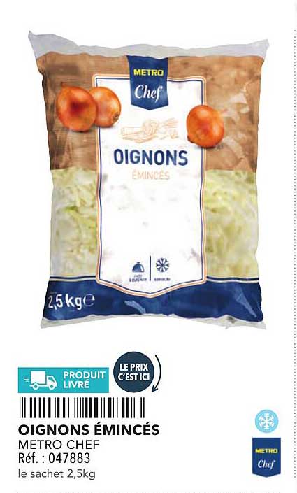 OIGNONS ÉMINCÉS