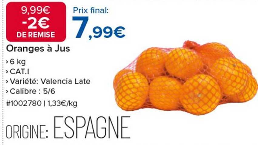Oranges à Jus