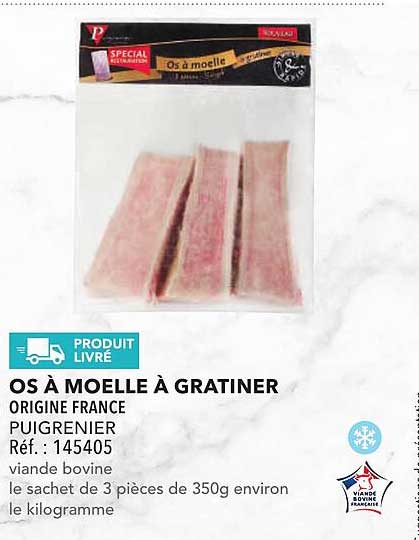 OS À MOELLE À GRATINER