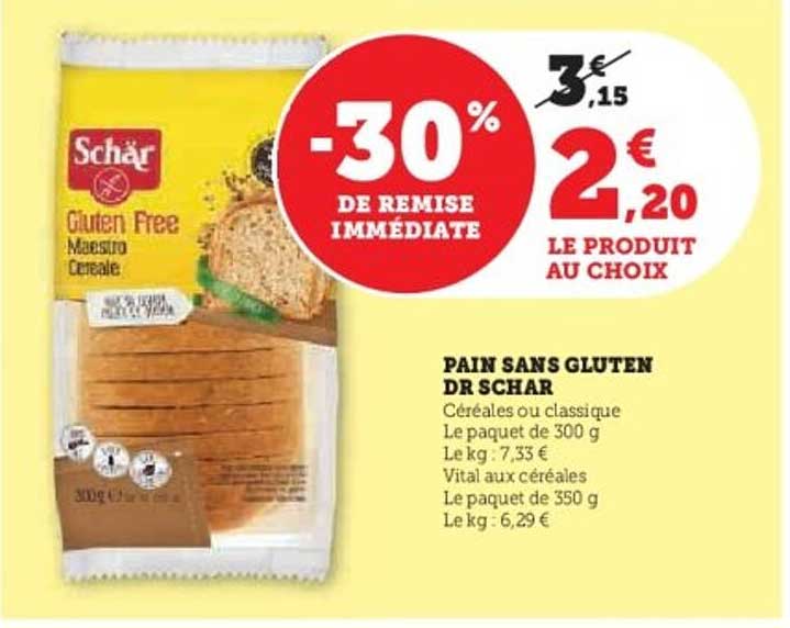 PAIN SANS GLUTEN DR SCHAR