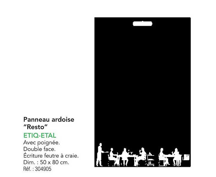 Panneau ardoise “Resto”