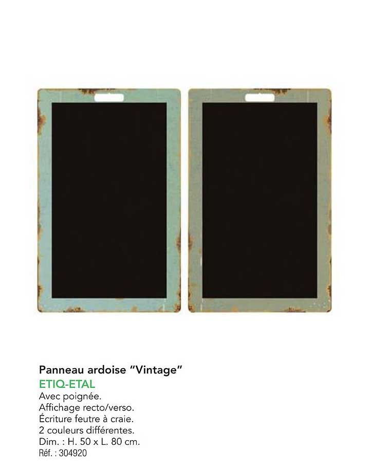 Panneau ardoise "Vintage"
