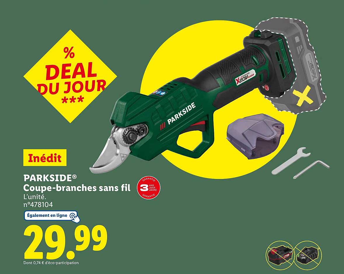 PARKSIDE® Coupe-branches sans fil