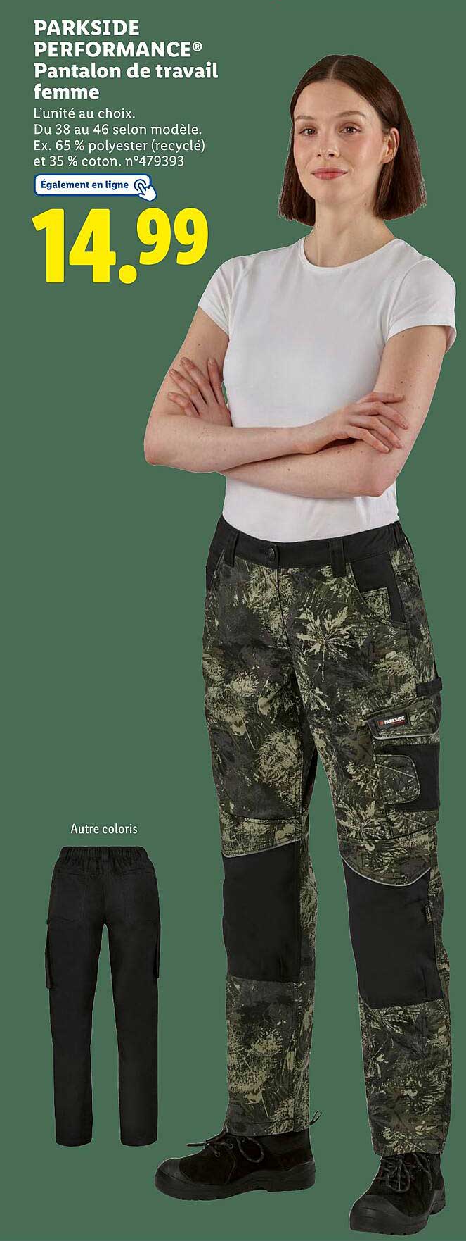 PARKSIDE PERFORMANCE® Pantalon de travail femme