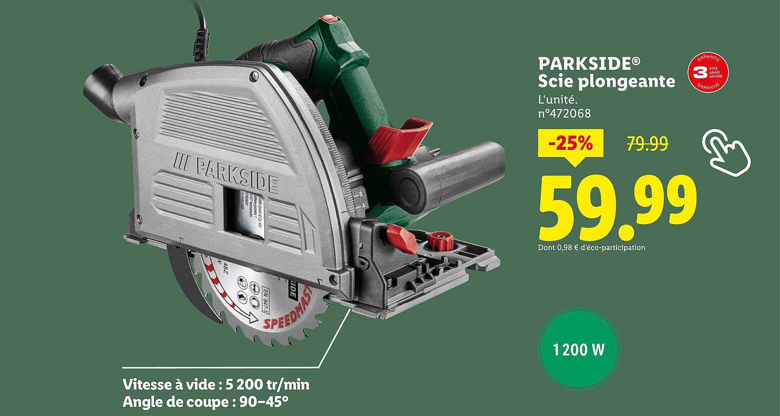 PARKSIDE® Scie plongeante