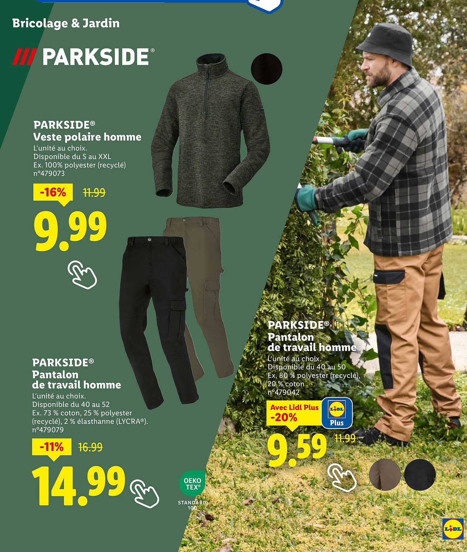 PARKSIDE® Veste polaire homme