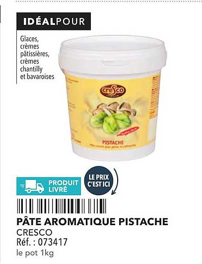 PÂTE AROMATIQUE PISTACHE