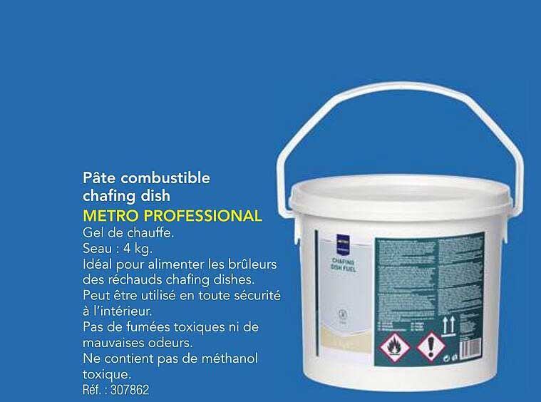 Pâte combustible chafing dish METRO PROFESSIONAL