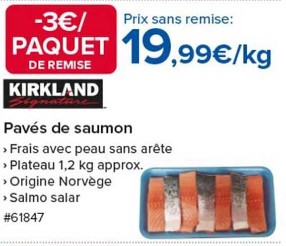 Pavés de saumon
