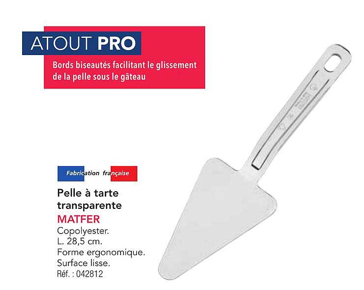 Pelle à tarte transparente MATFER