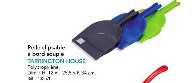 Pelle clipsable à bord souple