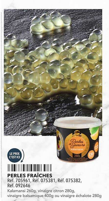 PERLES FRAÎCHES