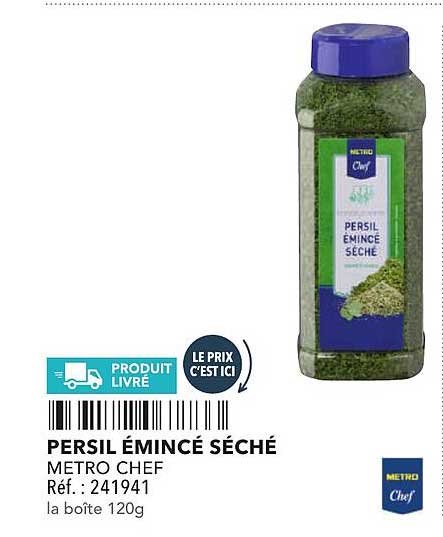 PERSIL ÉMINCÉ SÉCHÉ