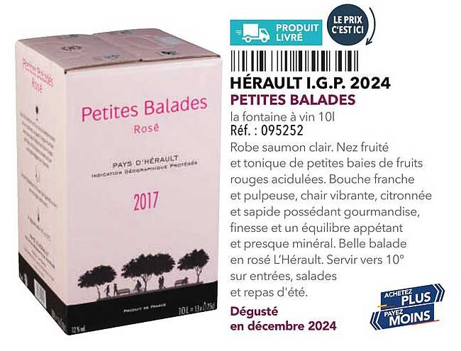PETITES BALADES Rosé I.G.P. 2024