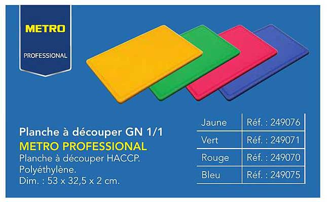 Planche à découper GN 1/1 METRO PROFESSIONAL