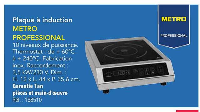 Plaque à induction METRO PROFESSIONAL