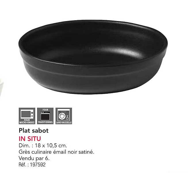 Plat sabot IN SITU