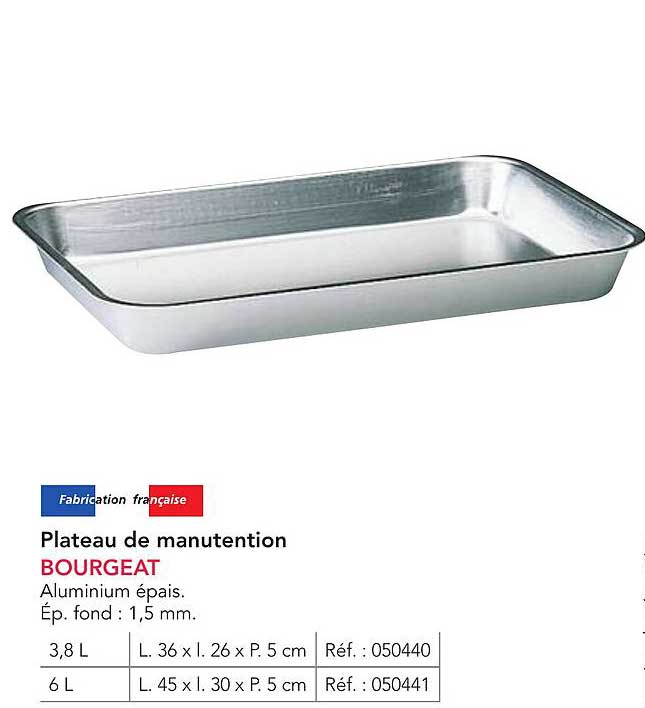 Plateau de manutention BOURGEAT