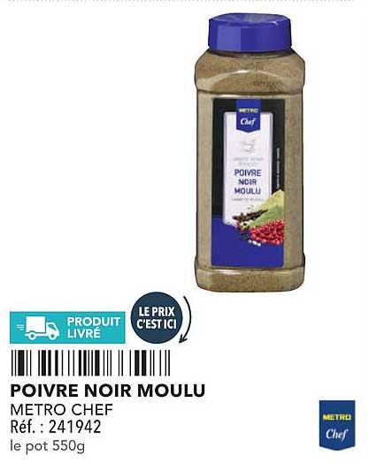 POIVRE NOIR MOULU