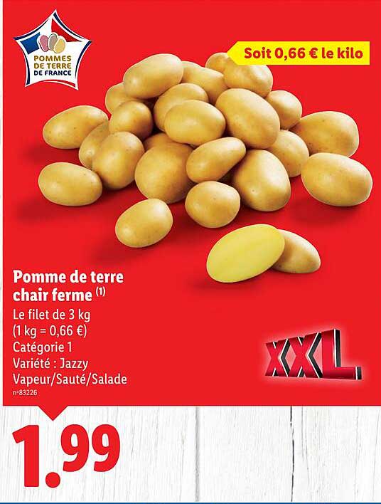Pomme de terre chair ferme