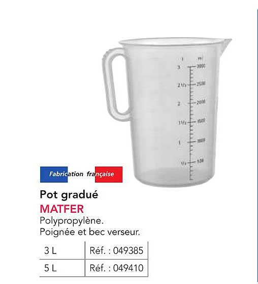 Pot gradué MATFER