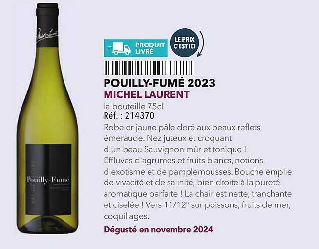 POUILLY-FUMÉ 2023 MICHEL LAURENT