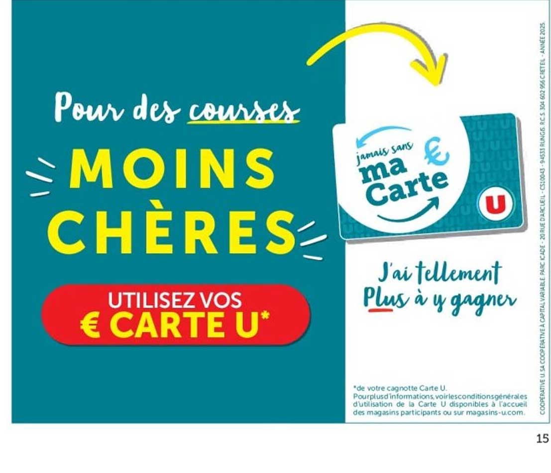 Pour des courses MOINS CHÈRES