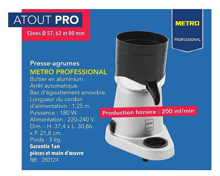 Presse-agrumes METRO PROFESSIONAL