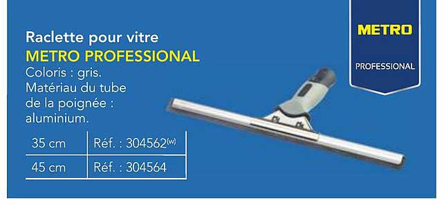 Raclette pour vitre METRO PROFESSIONAL