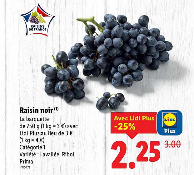 Raisin noir