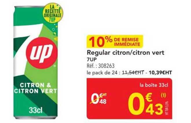 Regular citron/citron vert 7UP