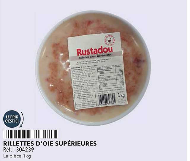 RILLETTES D'OIE SUPÉRIEURES