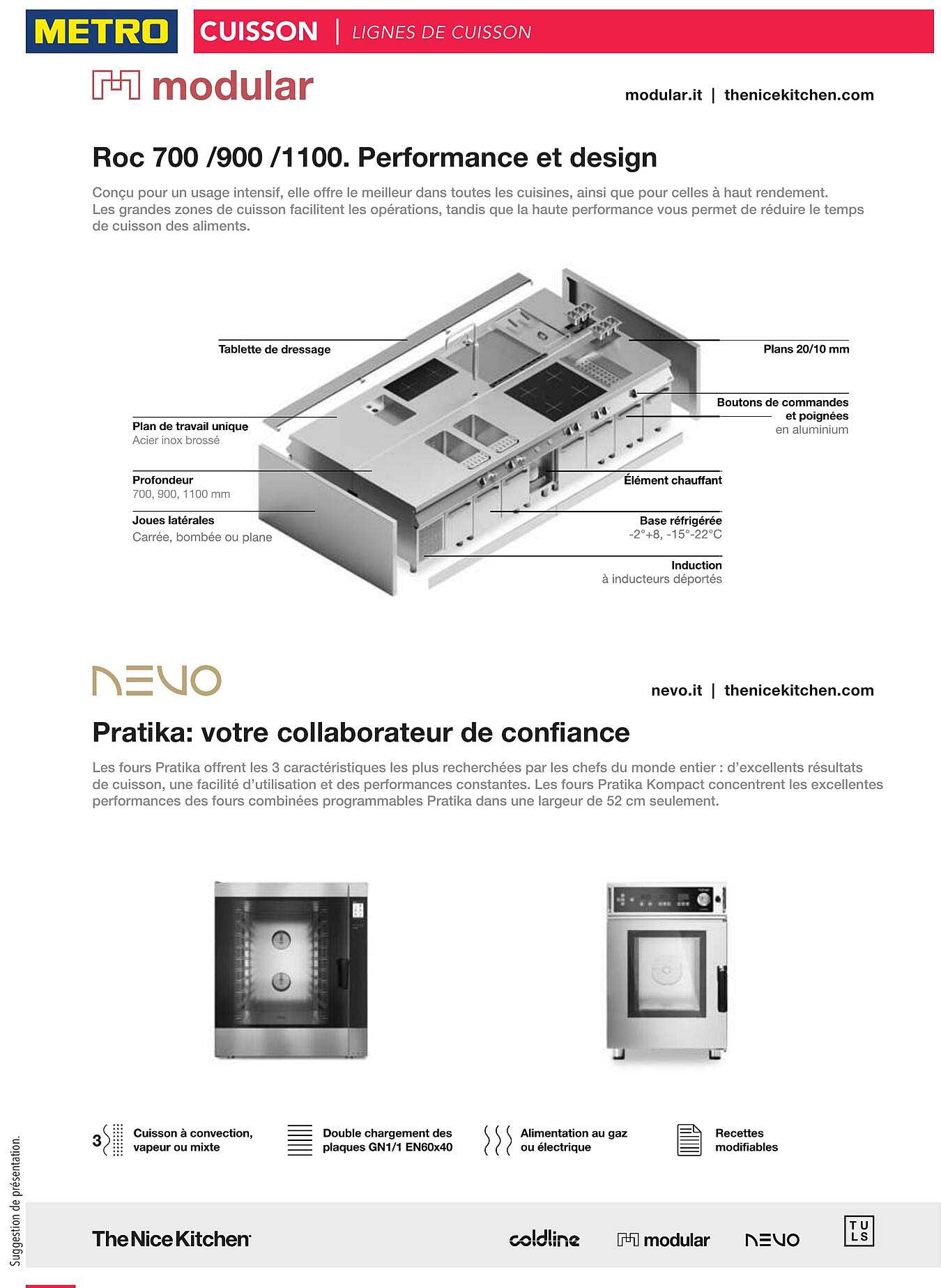 Roc 700 / 900 / 1100. Performance et design